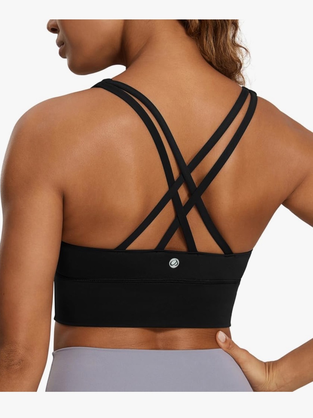 Black CRZ Yoga Sports Bra